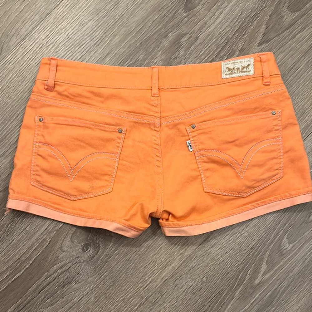 Levi's Orange Jean Shorts Summer-Ready Denim